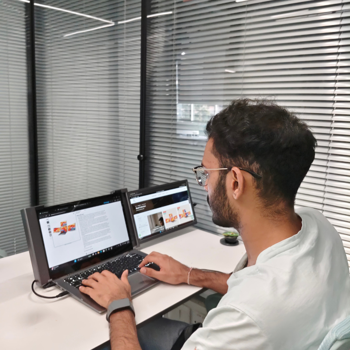 dual screen monitor for laptop