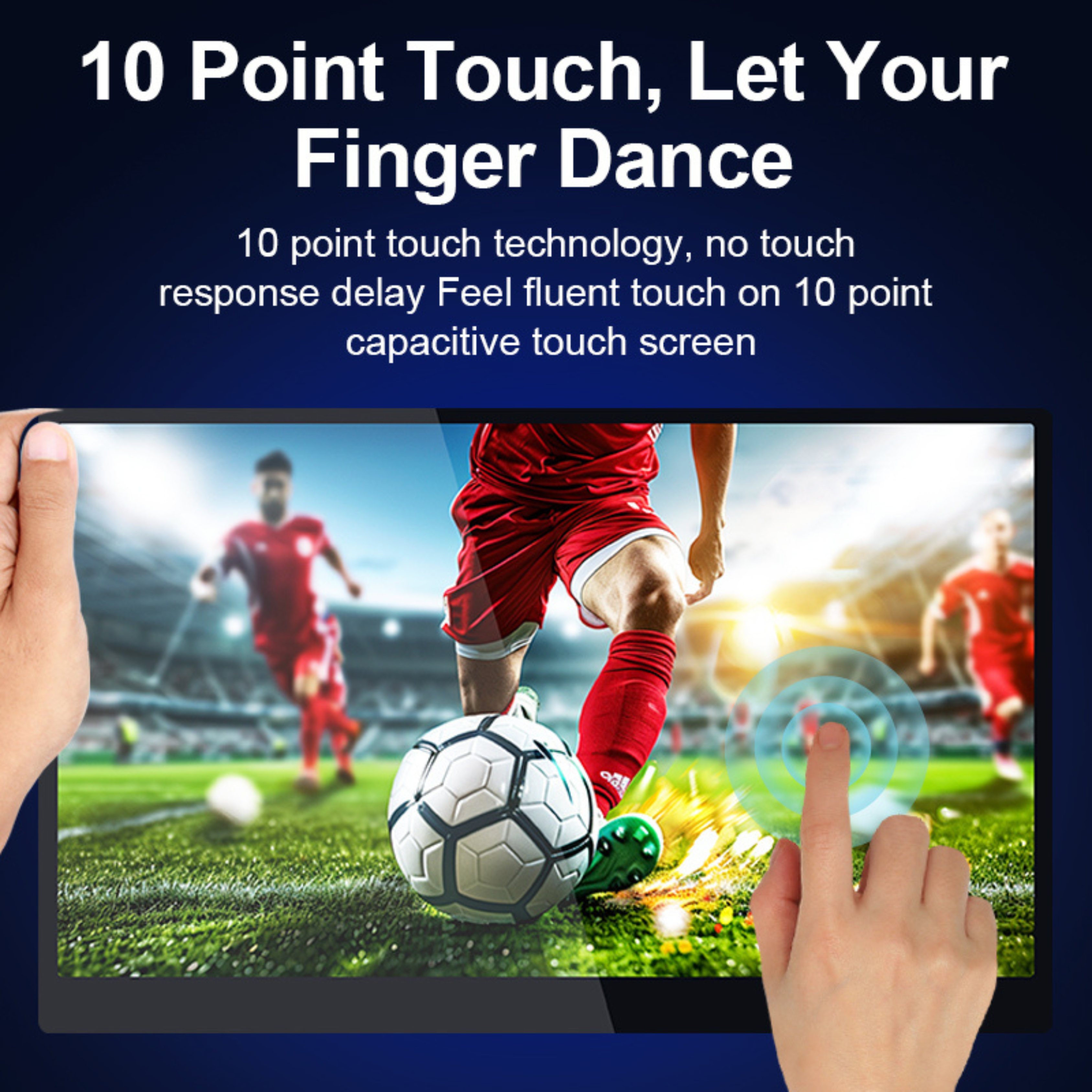 RIITEK 15.6" Touchscreen Portable Full HD Monitor Display