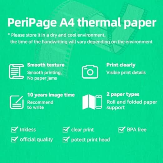 Peripage A4 Thermal Paper Roll