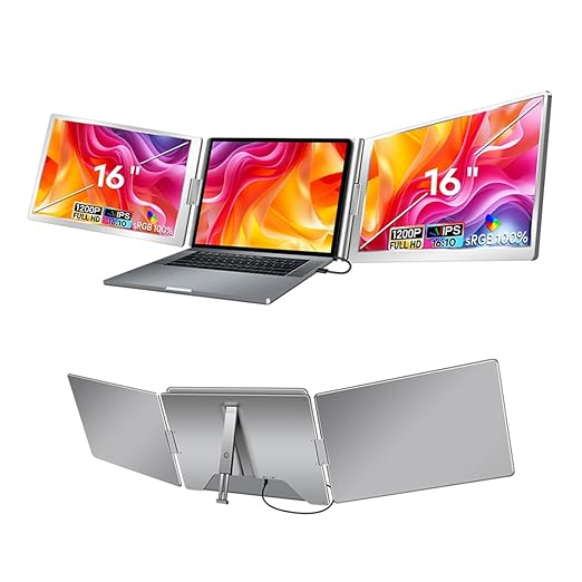 Tri-Screen Extendable Display
