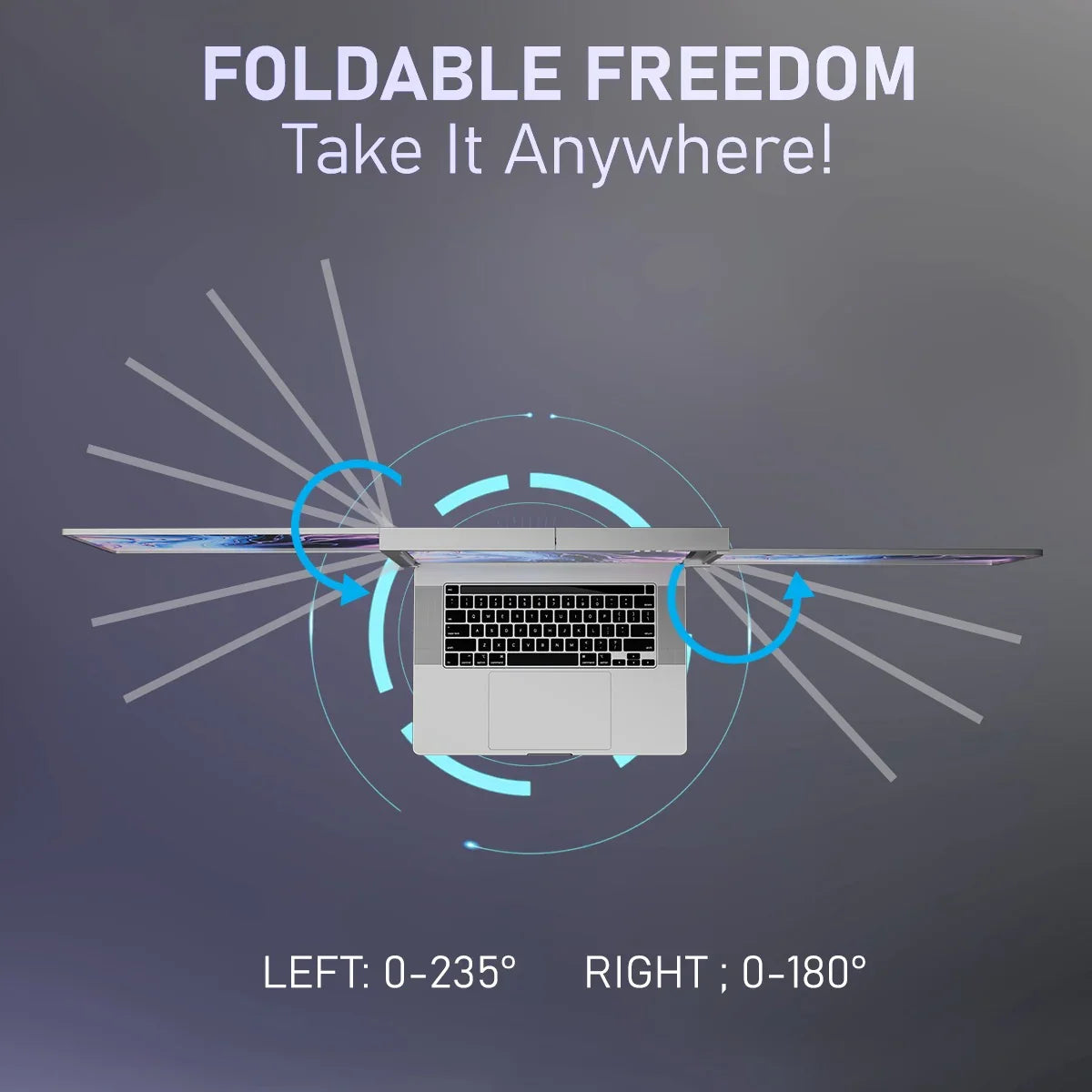 Tri-Screen Extendable Display