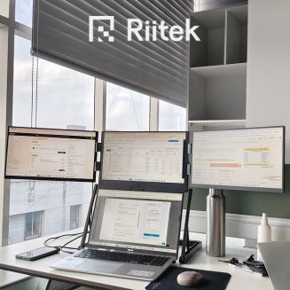 RIITEK 15.6 Inch Quad Portable Monitor