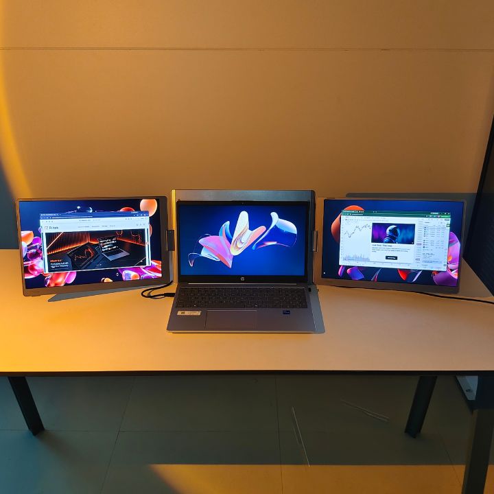 tri monitor for laptop