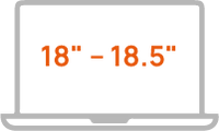 18" – 18.5" Inch