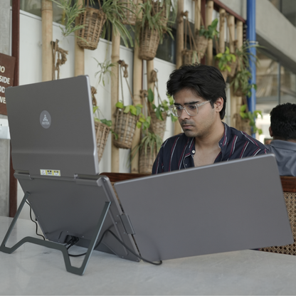 RIITEK 16" Quad Portable Monitor Laptop Screen Extender Display