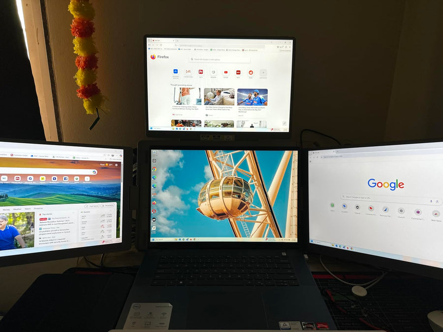 Very Useful Quad Portable Monitor