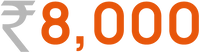 ₹8,000 – ₹12,000