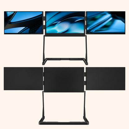 RIITEK 15.6 Inch Quad Portable Monitor Laptop  Screen Extender