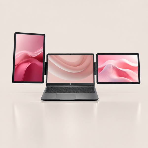 RIITEK 15.6" Tri-Monitor Portable Laptop Screen Extender Display