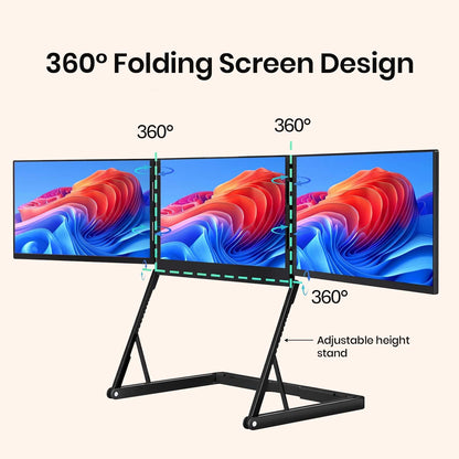 RIITEK 15.6 Inch Quad Portable Monitor Laptop  Screen Extender