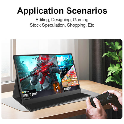 RIITEK 15.6 inch IPS portable monitor  wide viewing gaming coding trading
