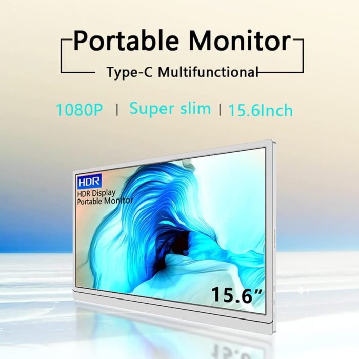 Portable Monitor Compatible with Laptop, Phone and Tablets
