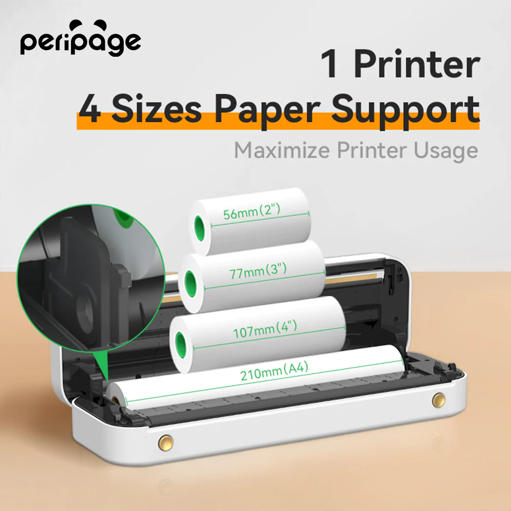 Portable Mini Printer Student Study Printer Labels Convenient