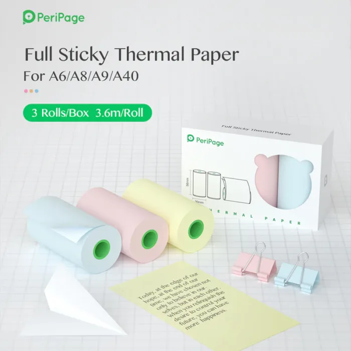 Thermal Paper Roll for A6 & A40 thermal Printer