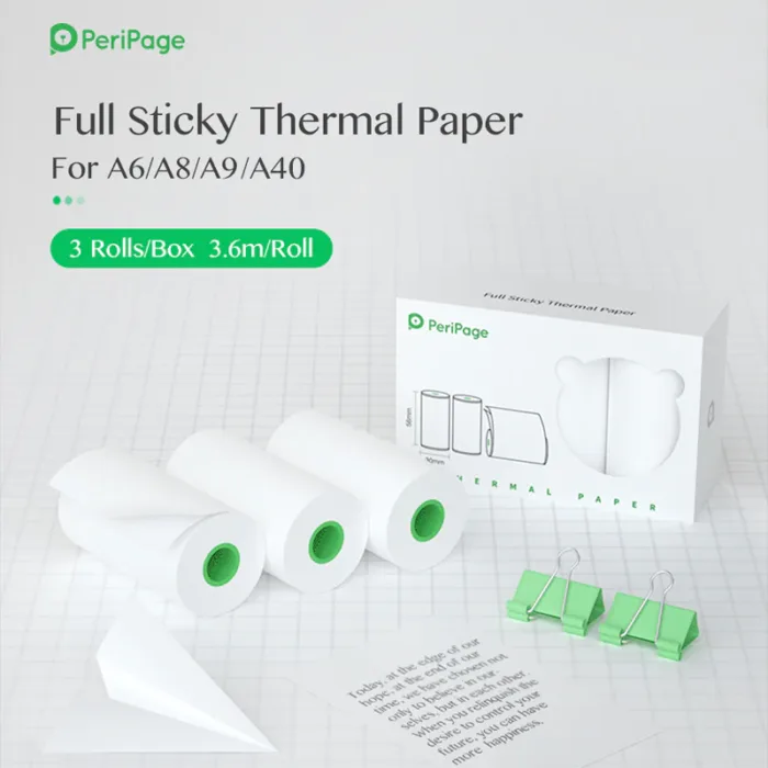 Thermal Paper Roll for A6 & A40 thermal Printer